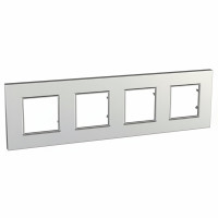 Рамка 4-місна Schneider Electric Unica Quadro