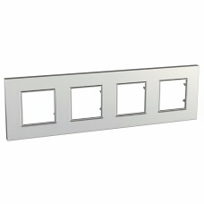 Рамка 4-місна Schneider Electric Unica Quadro
