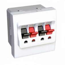 Розетка 2-місна аудіо біла Schneider Electric Altira