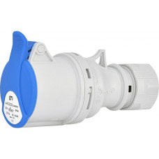 Розетка 2P+PE 32А 220В IP44 переносная синяя ETI, 4482003