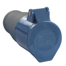 Розетка 2P+PE 32А 220В IP44 переносна UEC, PSR21-032-3-U