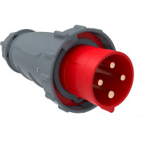 Вилка 3P+PE 63А 380В IP54 переносна IEK ССИ, PSR02-063-4