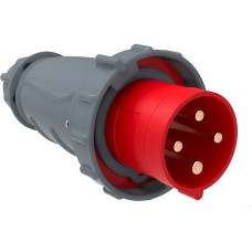 Вилка 3P+PE 63А 380В IP54 переносная IEK ССИ, PSR02-063-4