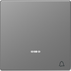 Клавиша выключателя нержавеющая сталь Schneider Electric Merten D-Life, MEG3325-6036