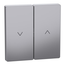 Клавиша выключателя нержавеющая сталь Schneider Electric Merten D-Life, MEG3855-6036
