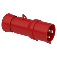 Вилка 2P+PE 32А 415В AC IP44 серая Schneider Electric Mureva, PKX32M433