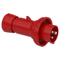 Вилка 2P+PE 16А 415В AC IP67 серая Schneider Electric Mureva, PKX16M733