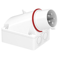Вилка 3P+N+PE 32А 380В IP44 стационарная серая Schneider Electric Mureva, 83521