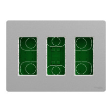 Блок 3×2 скрытый алюминий Schneider Electric Unica System+
