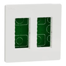 Блок 2×2 скрытый белый Schneider Electric Unica System+