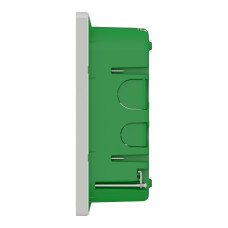 Блок антибактериальное покрытие 2×5 скрытый белый Schneider Electric Unica System+