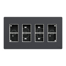 Блок 4×2 накладной антрацит Schneider Electric Unica System+