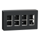 Блок 4×2 накладной антрацит Schneider Electric Unica System+