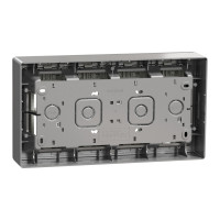 Блок 4×2 накладной алюминий Schneider Electric Unica System+
