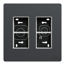 Блок 2×2 накладной антрацит Schneider Electric Unica System+