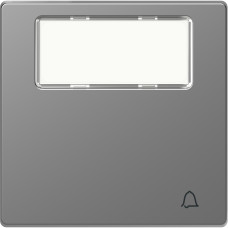 Клавиша выключателя нержавеющая сталь Schneider Electric Merten D-Life, MEG3365-6036