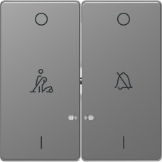 Клавиша выключателя нержавеющая сталь Schneider Electric Merten D-Life, MTN3429-6036