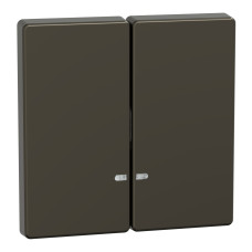 Клавиша 2-клавишного выключателя LED мокко Schneider Electric Merten D-Life, MEG3420-6052