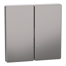 Клавиша 2-клавишного выключателя LED никель Schneider Electric Merten D-Life, MEG3420-6050
