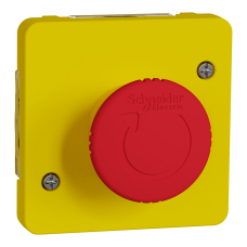 Выключатель 3А IP55 скрытый жёлтый Schneider Electric Mureva S