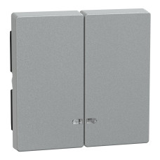 Аксессуар с окошком для индикации алюминий Schneider Electric Merten System M