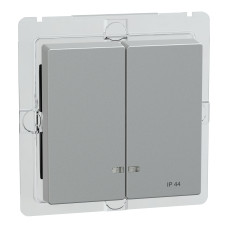 Аксессуар с окошком для индикации IP44 алюминий Schneider Electric Merten System M