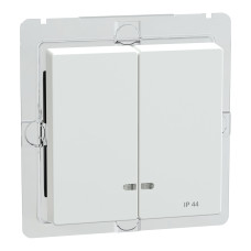 Аксессуар с окошком для индикации IP44 активно-белый Schneider Electric Merten System M