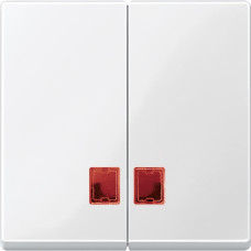 Аксессуар клавиша выключателя красный/полярно-белый Schneider Electric Merten System M