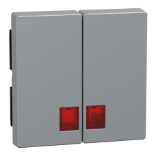 Аксессуар красный/алюминий Schneider Electric Merten System M