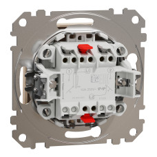 Кнопка 2-кнопочная 10А скрытая бежевая Schneider Electric Sedna Design & Elements