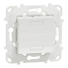 Кнопка KNX 2-модульная белая Schneider Electric Unica New