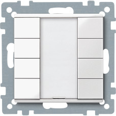 Выключатель глянцевый белый Schneider Electric KNX, MTN617419