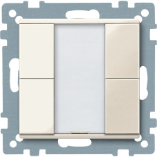 Кнопка 4-кнопочная KNX бежевая Schneider Electric Merten System M