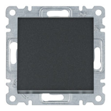 Выключатель 10AX 230В чёрный Hager Lumina
