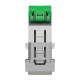 Розетка компьютерная Cat.5e UTP 1-модульная скрытая алюминий Schneider Electric Unica New