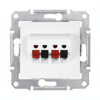 Розетка аудио скрытая белая Schneider Electric Sedna