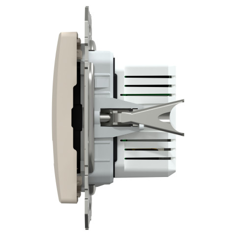Розетка 2-местная с USB Type-A + Type-C 21 Вт бежевая Schneider Electric Sedna Design