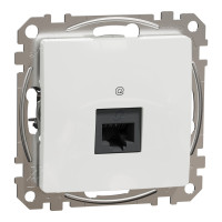 Розетка 1-местная компьютерная Cat.6 UTP белая Schneider Electric Sedna Design & Elements