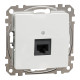 Розетка 1-местная компьютерная Cat.6 UTP белая Schneider Electric Sedna Design & Elements