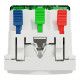 Розетка 1-местная с заземлением со шторками с USB 5 Вт белая Schneider Electric Unica New