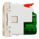 Розетка 1-местная с заземлением слоновая кость Schneider Electric Unica New, NU301744