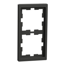 Рамка 2-местная антрацит Schneider Electric Merten D-Life, MEG4020-6534