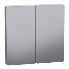 Клавиша выключателя нержавеющая сталь Schneider Electric Merten D-Life, MEG3400-6036