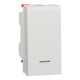 Выключатель 1-клавишный проходной белый Schneider Electric Unica New, NU310318S