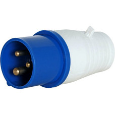 Вилка 2P+PE 32А 220В IP44 переносная синяя E.NEXT, p011002