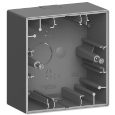 Монтажна коробка 1-місна накладна антрацит Schneider Electric Merten D-Life