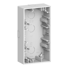 Монтажна коробка 2-місна накладна лотос Schneider Electric Merten D-Life