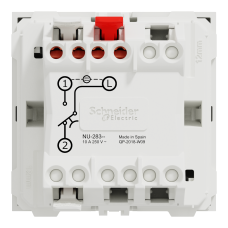 Выключатель карточный с подсветкой скрытый белый Schneider Electric Unica New