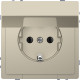 Розетка 1-местная с заземлением сахара Schneider Electric Merten D-Life, MTN2310-6033