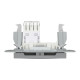 Розетка компьютерная Cat.6 UTP скрытая алюминий Schneider Electric Asfora